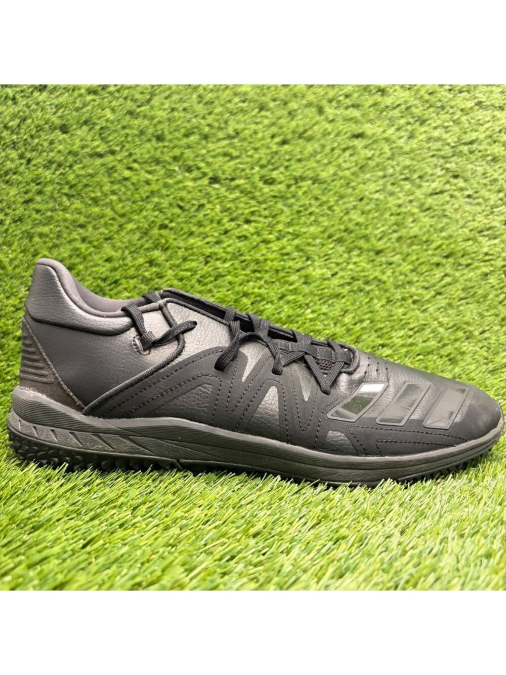Adidas Speed Turf Mens Size 11.5 Core Black Running Spikeless Baseball Shoes